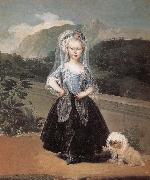 Francisco Goya Maria Teresa de Borbon y Vallabriga oil painting on canvas